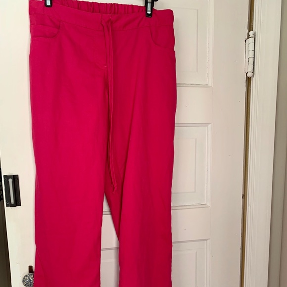 Grey’s Anatomy scrub pants size small hot pink - Picture 2 of 5